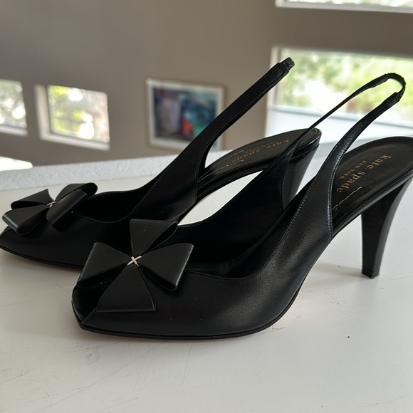 kate spade Shoes - Kate Spade black slingback pumps, gorgeous 8.5 B